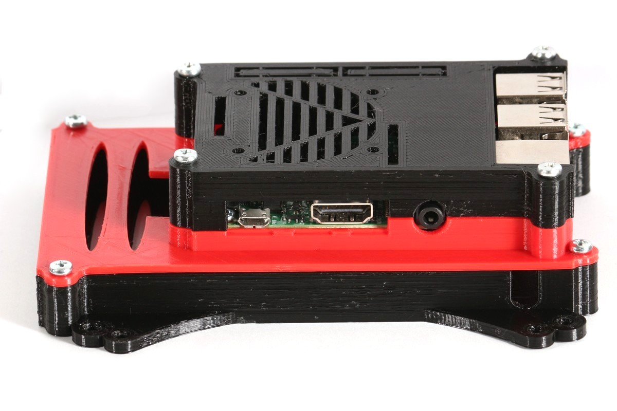 Slim Raspberry Pi 2, 3 and 4 DIY Guide HDD SSD Case with VESA 100mm
